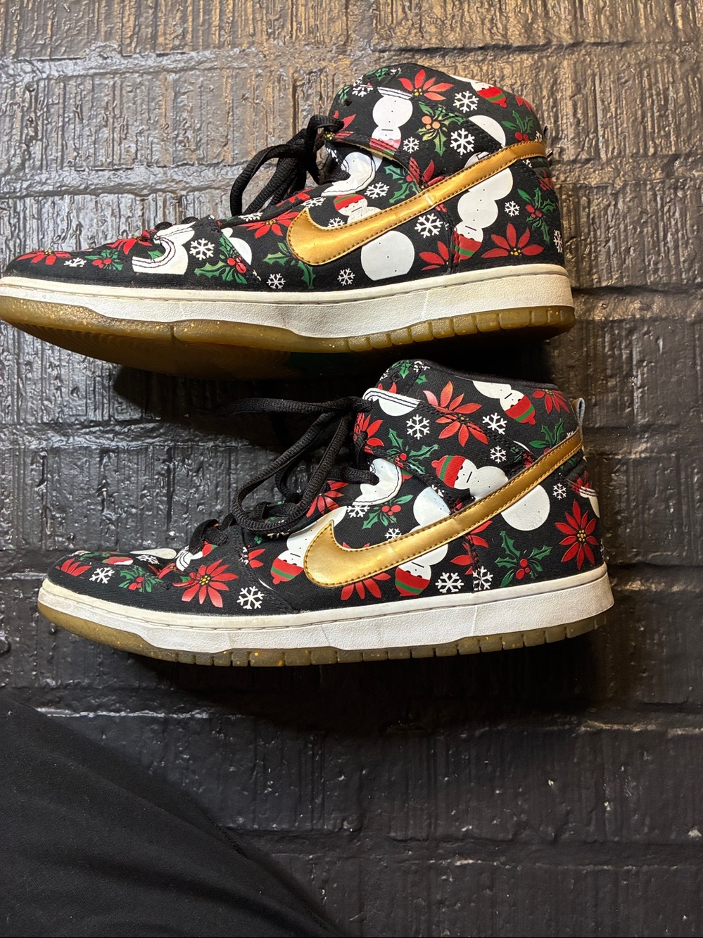 CONCEPTS Nike SB Dunk High “Ugly Christmas Sweater” Sneakers-Men’s - Picture 4 of 5